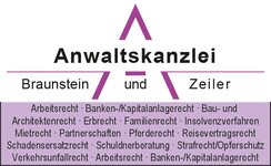 Logo von Anwaltskanzlei Braunstein und Zeiler