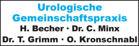 Logo von Urologische Gemeinschaftspraxis Becher, Minx Dr., Kronschnabl Grimm Dr.