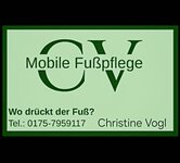 Logo von Vogl Christine Mobile Fußpflege