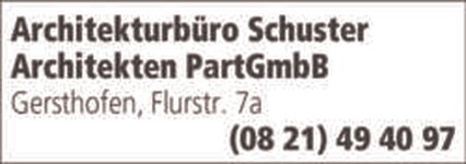 Logo von Architekturbüro Schuster  Architekten PartGmbB