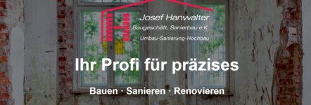 Logo von Josef Hanwalter Baugeschäft, Sanierbau e.K.