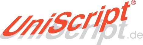 Logo von UniScript - Tappendorff Buchstaben GmbH