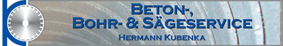 Logo von Beton-, Bohr- & Sägeservice Hermann Kubenka