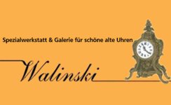 Logo von Walinski - Spezialwerkstatt & Galerie für schöne alte Uhren