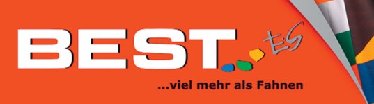 Logo von BEST Berliner Stoffdruckerei GmbH - Fahnenmanufaktur