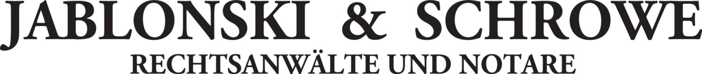 Logo von Jablonski & Schrowe Rechtsanwälte & Notare