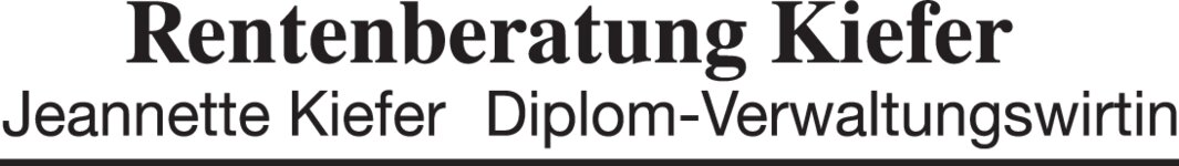 Logo von Kiefer Jeannette Dipl.-Verwaltungswirtin Rentenberaterin