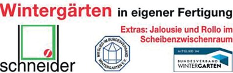 Logo von Schneider Wintergartenbau GmbH & Co. KG