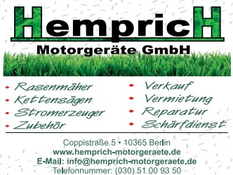 Logo von Hemprich Motorgeräte GmbH