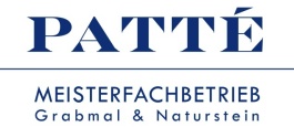 Logo von PATTE Meisterfachbetrieb - Grabmal & Naturstein -- Steinmetz & Steinbildhauer