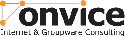 Logo von onvice Internet & Groupware Consulting oHG