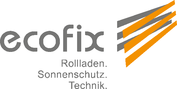 Logo von Ecofix Rollladen- und Sonnenschutztechnik UG (Haftungsbeschränkt)