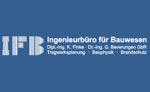 Logo von IFB Ingenieurbüro f. Bauwesen Dipl. Ing. Finke u. Dr. Ing. Beverungen 