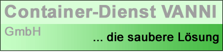 Logo von Container-Dienst Vanni GmbH