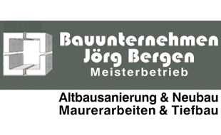 Logo von Jörg Bergen Bauunternehmen