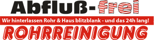 Logo von Abfluss-frei Rohrreinigung Wedemark Inh. Frank Sudmöller
