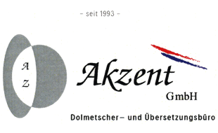 Logo von AKZENT GmbH Dolmetscher-u.Übersetzungsbüro
