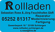 Logo von Rose & Feuchthofen GbR Rollladenfachhandel