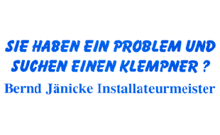 Logo von Jänicke Bernd Meister für Gas und Wasserinstallation