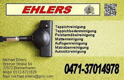 Logo von Ehlers Teppich und Polstermöbelreinigung
