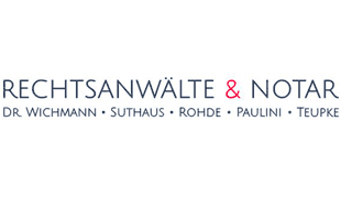 Logo von Rechtsanwälte und Notar Dr. Wichmann, Suthaus, Rohde, Paulini & Teupke