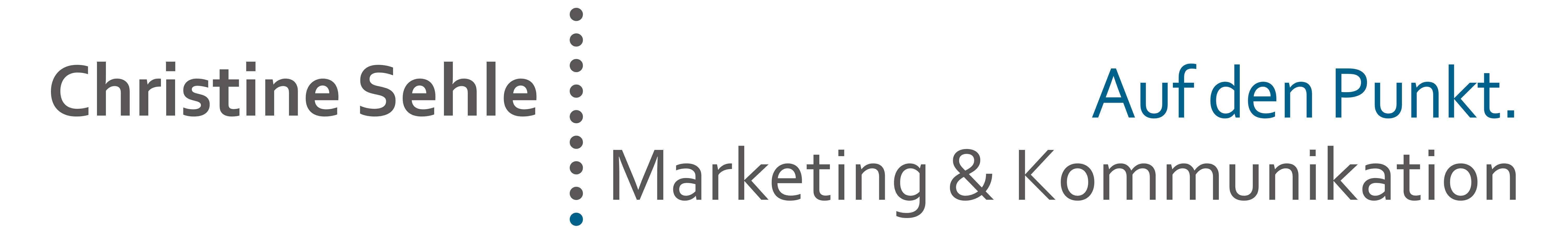 Logo von Christine Sehle - Marketing & Kommunikation Auf den Punkt Christine