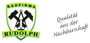 Logo von Rudolph Baufirma