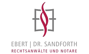 Logo von Rechtsanwälte und Notare Jens Ebert und Dr. Christoph Sandforth.