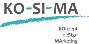 Logo von KO-SI-MA Konzept-deSlgn-Marketing