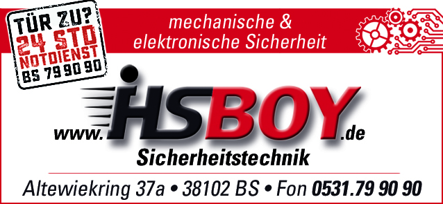 Logo von HSBOY Sicherheitstechnik