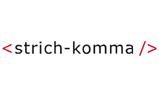 Logo von strich-komma