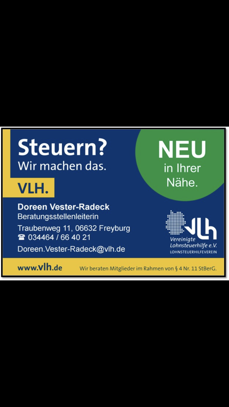 Logo von Vereinigte Lohnsteuerhilfe e.V. Beratungsstelle Doreen Vester-Radeck
