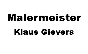Logo von Malermeister Klaus Gievers
