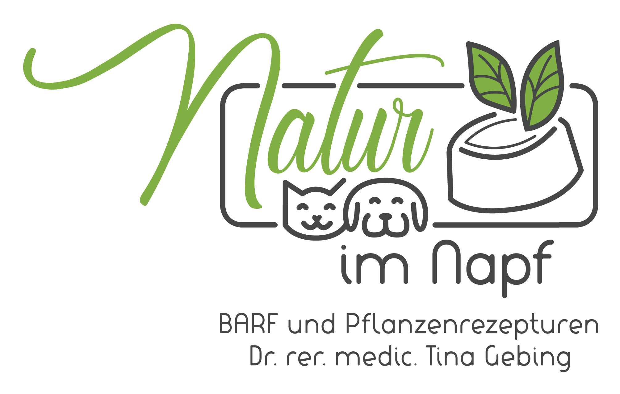 Logo von Natur im Napf - BARF und Pflanzenrezepturen für Hunde und Katzen