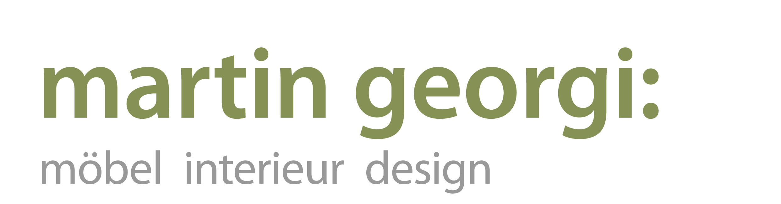 Logo von martin georgi - möbel und design