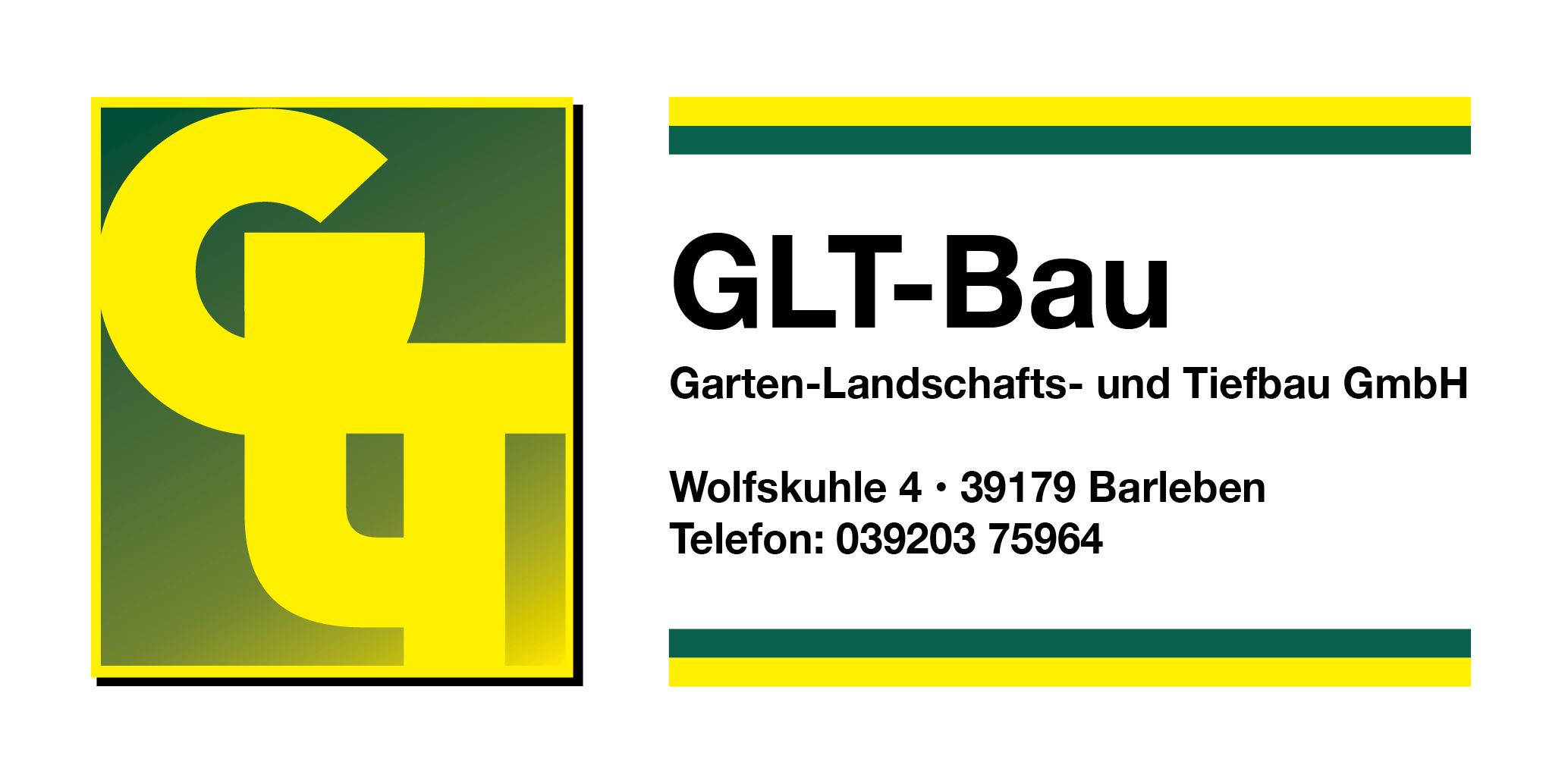 Logo von GLT- Bau Garten-, Landschafts- und Tiefbau GmbH