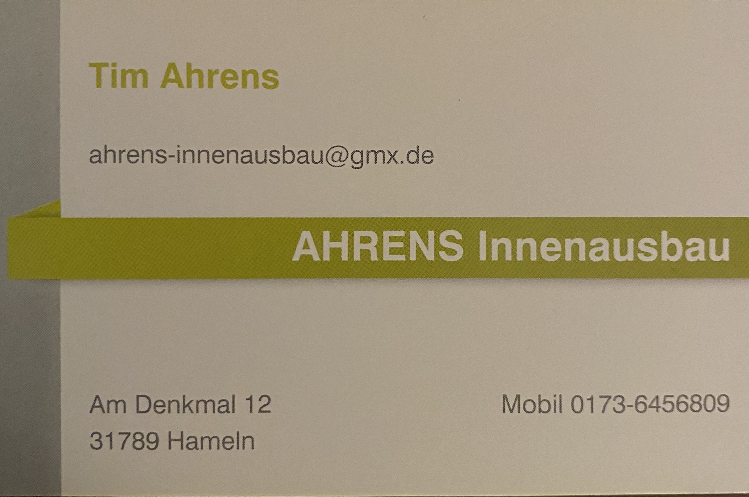 Logo von Ahrens Innenausbau
