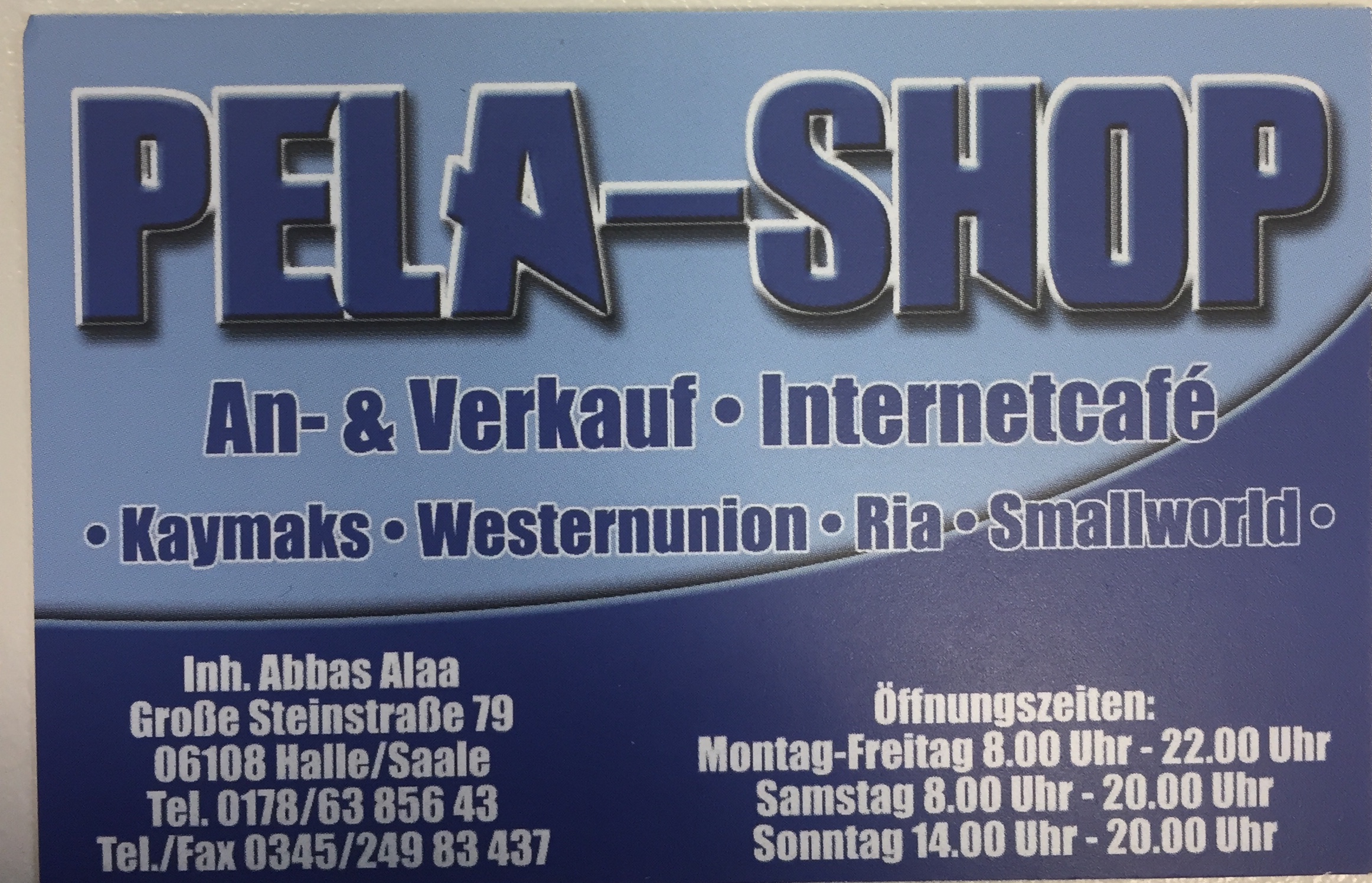 Logo von PELA SHOP