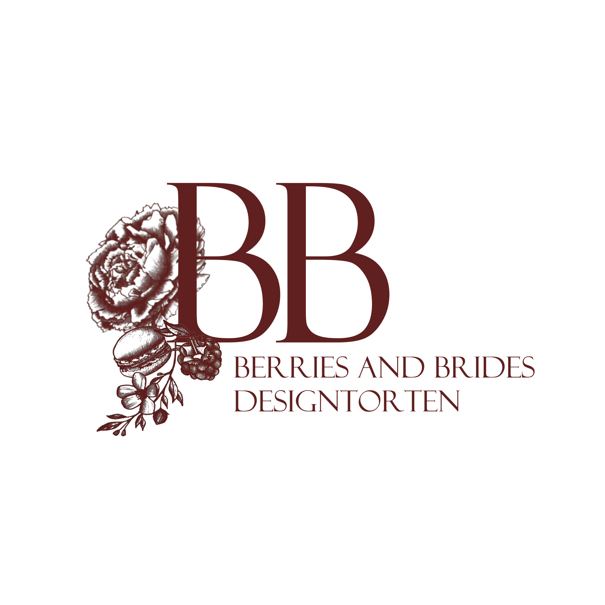 Logo von Berries and Brides, Designtorten