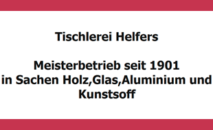 Logo von Helfers Tischlerei