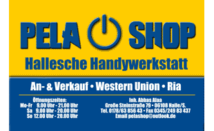 Logo von PELA SHOP Hallesche Handy Werkstatt Abbas Alaa