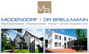 Logo von Middendorf/Dr. Breulmann Rechtsanwälte Fachanwälte Notar an der Stadtkirche