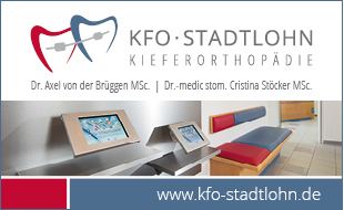 Logo von KFO-Stadtlohn Kieferorthopädie Dr. Axel von der Brüggen MSc. & Dr.-medic stom. Cristina Stöcker MSc.