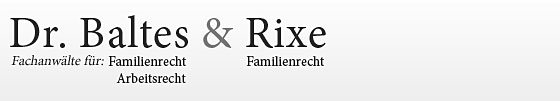 Logo von Baltes Joachim Dr. jur., Rixe Georg
