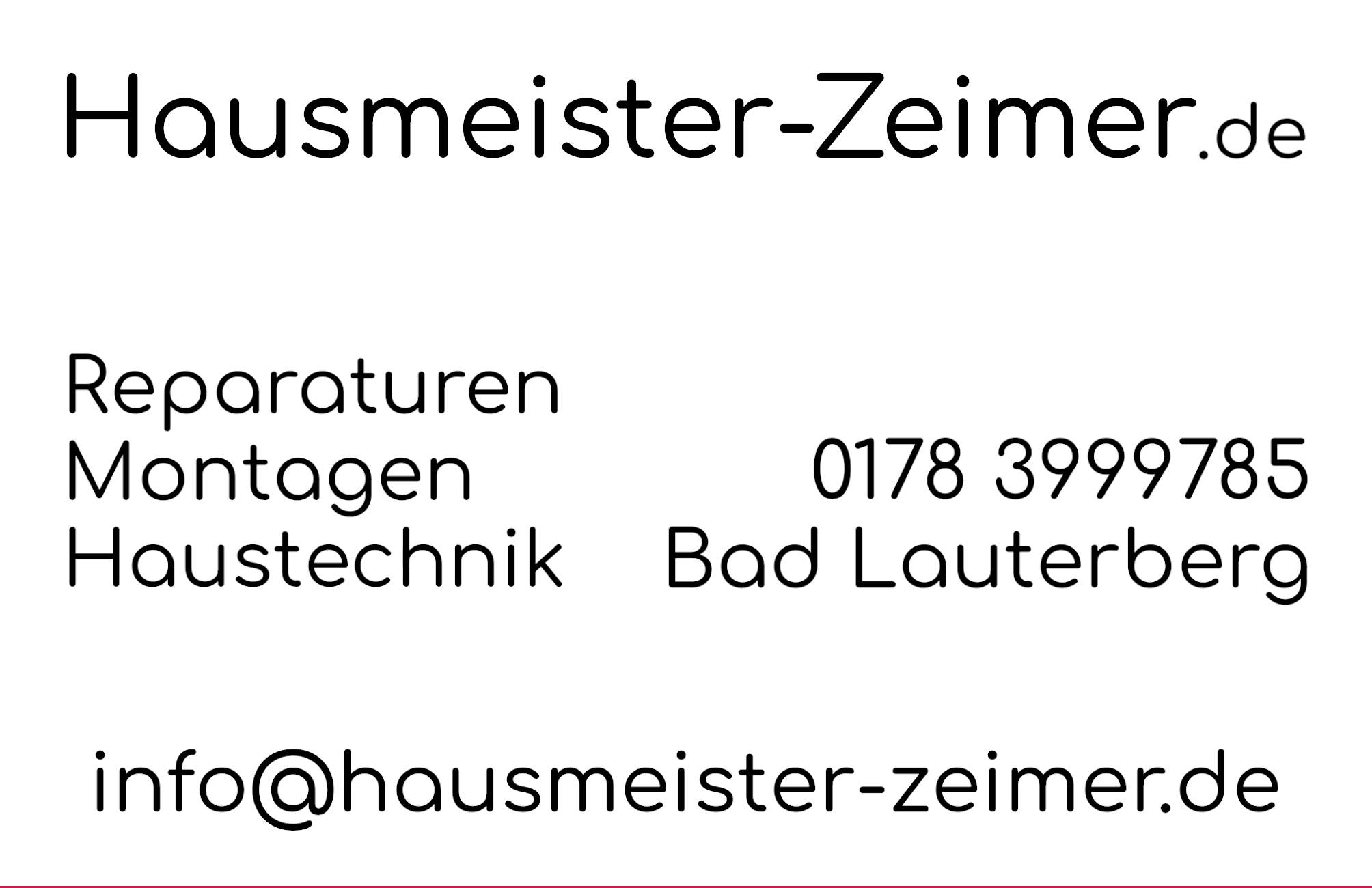 Logo von Hausmeister Zeimer