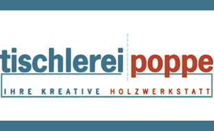Logo von tischlerei poppe, IHRE KREATIVE HOLZWERKSTATT