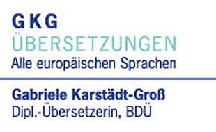 Logo von GKG-Übersetzungen, Gabriele Karstädt-Groß