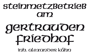 Logo von Steinmetzbetrieb-Kühn Am Gertraudenfriedhof