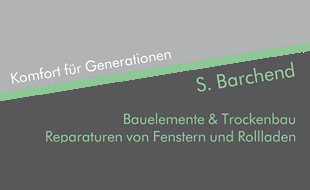 Logo von Sylvio Barchend - Bauelemente & Trockenbau