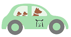 Logo von Autofahren mit Hund